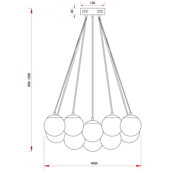 Подвесной светильник Fiesta FR5231PL-19CH