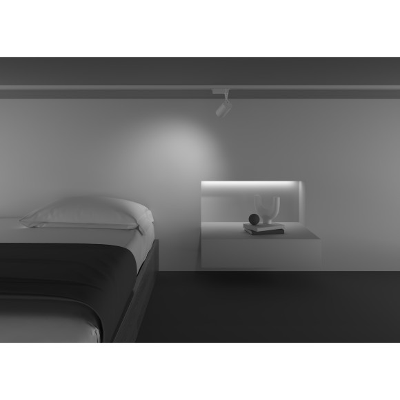 Однофазный двужильный светодиодный трековый светильник Maytoni Unity TR003-1-6W3K-W-W Vuoro 3000К 430Лм CRI90+ 60° 6Вт