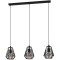43693 Подвесной потолочный светильник (люстра) STYPE, 3Х40W, E27, L950, B200, H1100, сталь, черный