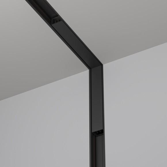 Угловой вертикальный коннектор для шинопровода встраиваемого в ГКЛ Maytoni Basity TRA172ICL-12B