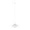 98734 BRENDA Подвесной потолочный светильник с одной лампой E27, 40Вт, металл, белый