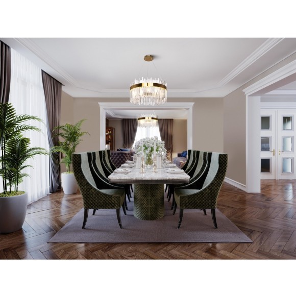 Люстра подвесная Freya FR10007PL-L46G Chalice светодиодная LED 46W