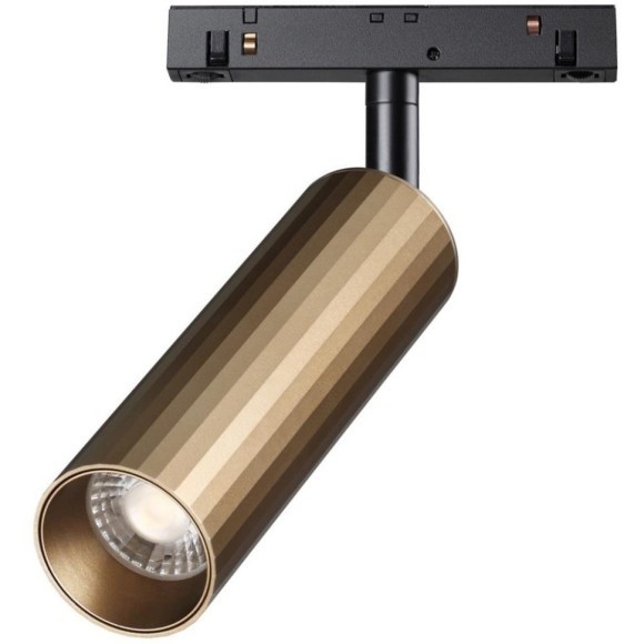358988 Трековый светодиодный светильник Novotech Flum CRI90+ 4000К 1200Лм 24° 15W