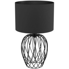 43653 Настольная лампа NIMLET, 1Х40W, E27, H515, ?300, основание: ?135, сталь/текстиль, черный 43653 Настольная лампа NIMLET, 1Х40W, E27, H515, ?300, основание: ?135, сталь/текстиль, черный