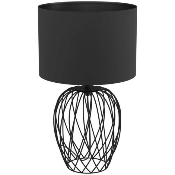 43653 Настольная лампа NIMLET, 1Х40W, E27, H515, ?300, основание: ?135, сталь/текстиль, черный