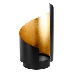 422658 AMBONDRONA Подсвечник напольный металл золотой черный D220 H400