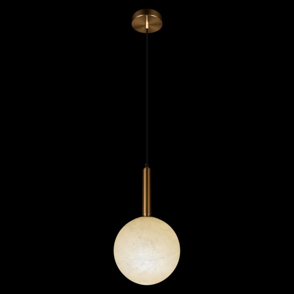 10429/200 LOFT IT FLOAT Подвесной светильник-шар, бронзовое металлическое основание, белый стеклянный плафон, E27, 1 × 60 Вт, Ø200 мм, 220 В