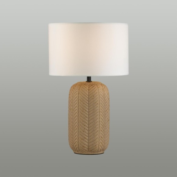 5665/1T MODERNI LN23 125 бежевый, белый Настольная лампа E27 40W 220V CHI