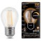 105802105-D Лампа Gauss Filament Шар 5W 420lm 2700К Е27 диммируемая LED 1/10/50