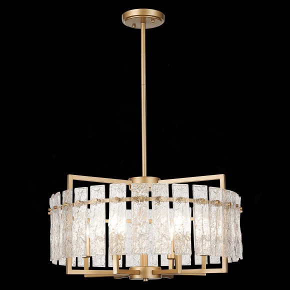 SL1632.203.06 ST Luce MIRA Подвесная люстра, E14,6х60W, шампань/прозрачный SL1632.203.06 ST Luce MIRA Подвесная люстра, E14,6х60W, шампань/прозрачный