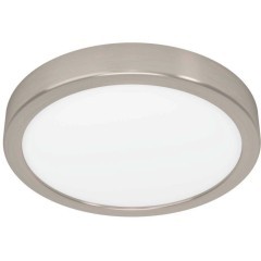 900584 Накладной светильник диммируемый FUEVA 5, 17W (LED), 3000K, ?210, сталь, матовый никель / пластик, белый 900584 Накладной светильник диммируемый FUEVA 5, 17W (LED), 3000K, ?210, сталь, матовый никель / пластик, белый