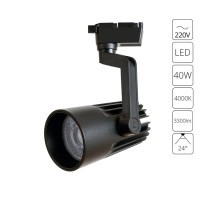 Трековый светильник Arte Lamp WALES A1640PL-1BK