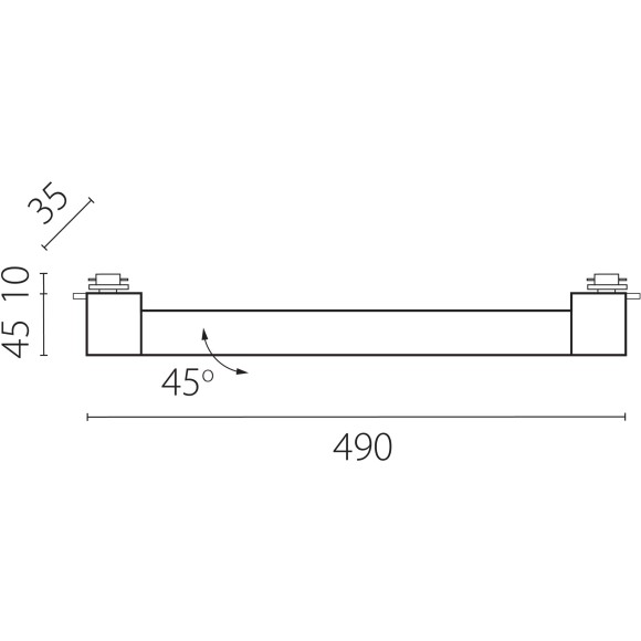 Светодиодный линейный светильник на однофазный двужильный трек Lightstar Lilla 202347 Светодиодный линейный светильник на однофазный двужильный трек Lightstar Lilla 202347
