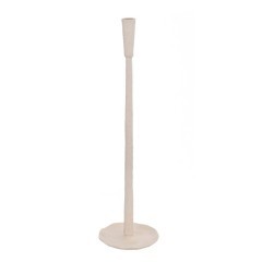 422095 JELLICOE Подсвечник металл кремово-белый эко B500, Ø140