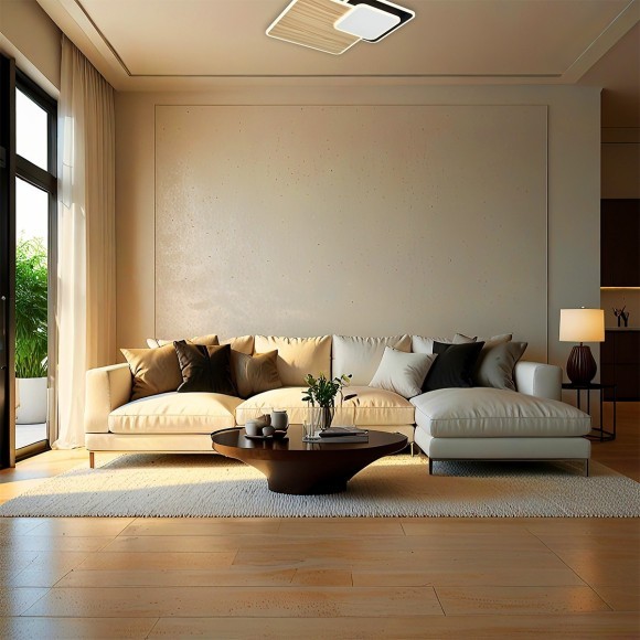 Светильник LED 60Вт 3000-6000К IP20 пульт ДУ Sonex PINE 7737/60L