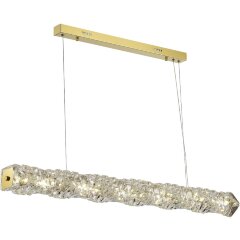 SL6010.203.30 Светильник подвесной ST-Luce Золотистый/Прозрачный LED 1*30W ESPIRA