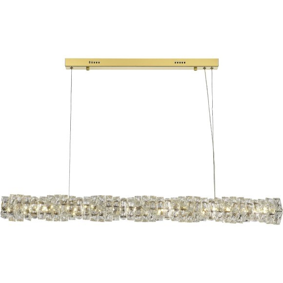 SL6010.203.30 Светильник подвесной ST-Luce Золотистый/Прозрачный LED 1*30W ESPIRA