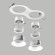 Комплект со светильником Domino Lightstar D6260606WMOD