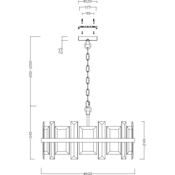 Люстра подвесная Maytoni MOD201PL-05N Cerezo под лампы 5xE14 40W Люстра подвесная Maytoni MOD201PL-05N Cerezo под лампы 5xE14 40W