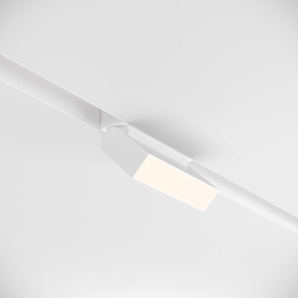 TR013-2-10W4K-W Трековый магнитный светодиодный светильник Maytoni Gravity CRI90+ 4000К 850Лм 120° 10Вт