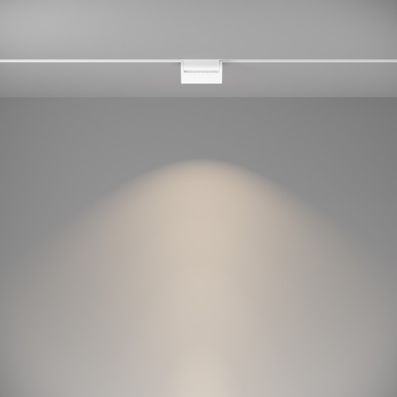 TR013-2-10W4K-W Трековый магнитный светодиодный светильник Maytoni Gravity CRI90+ 4000К 850Лм 120° 10Вт