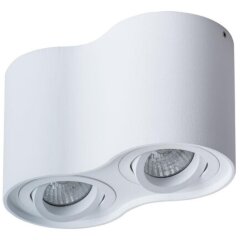 Накладной потолочный светильник Arte Lamp A5645PL-2WH FALCON под лампы 2xGU10 50W Накладной потолочный светильник Arte Lamp A5645PL-2WH FALCON под лампы 2xGU10 50W