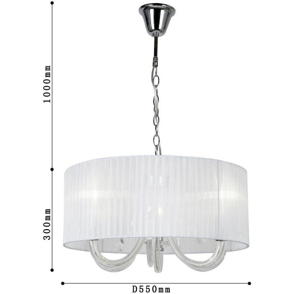 Подвесная люстра Snow 1698-3P