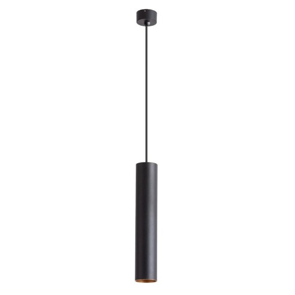 Подвесной светильник цилиндр Arte Lamp A1530SP-1BK TORRE под лампу 1xGU10 35W