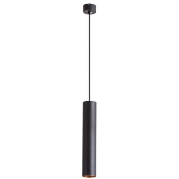 Подвесной светильник цилиндр Arte Lamp A1530SP-1BK TORRE под лампу 1xGU10 35W