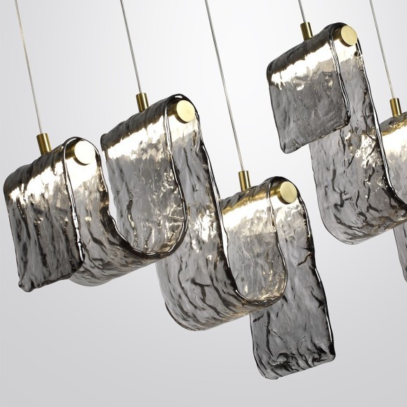 5106/52L  Люстра линейная Odeon Light L-VISION LED Ra90 Lm2472 52W 4000K FLOW