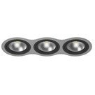 Встраиваемый светильник Lightstar i939070707 Intero 111 под лампы 3xGU10 150W