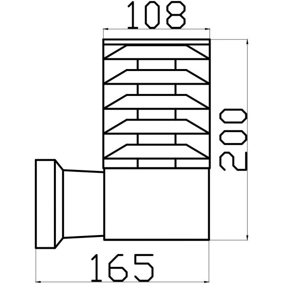 Уличный настенный светильник Maytoni O576WL-01GR Bronx IP54 под лампу 1xE27 60W Уличный настенный светильник Maytoni O576WL-01GR Bronx IP54 под лампу 1xE27 60W