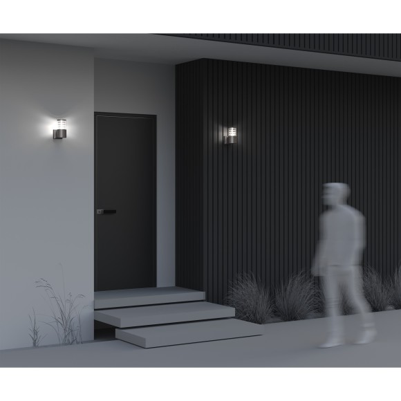 Уличный настенный светильник Maytoni O576WL-01GR Bronx IP54 под лампу 1xE27 60W Уличный настенный светильник Maytoni O576WL-01GR Bronx IP54 под лампу 1xE27 60W