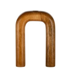 421271 MELOBODY Декоративная ваза дерево коричневый L200 B75 H280