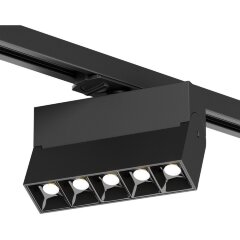 Однофазный двужильный светодиодный трековый светильник Denkirs DK6446-BK Edder 4000К 780Лм CRI90+ 24° 10Вт Однофазный двужильный светодиодный трековый светильник Denkirs DK6446-BK Edder 4000К 780Лм CRI90+ 24° 10Вт