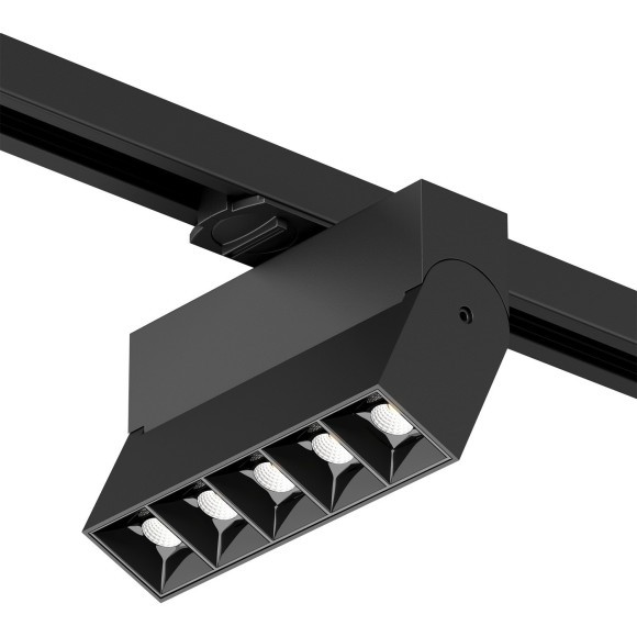 Однофазный двужильный светодиодный трековый светильник Denkirs DK6446-BK Edder 4000К 780Лм CRI90+ 24° 10Вт