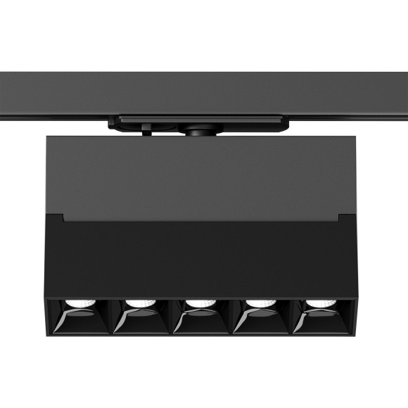 Однофазный двужильный светодиодный трековый светильник Denkirs DK6446-BK Edder 4000К 780Лм CRI90+ 24° 10Вт