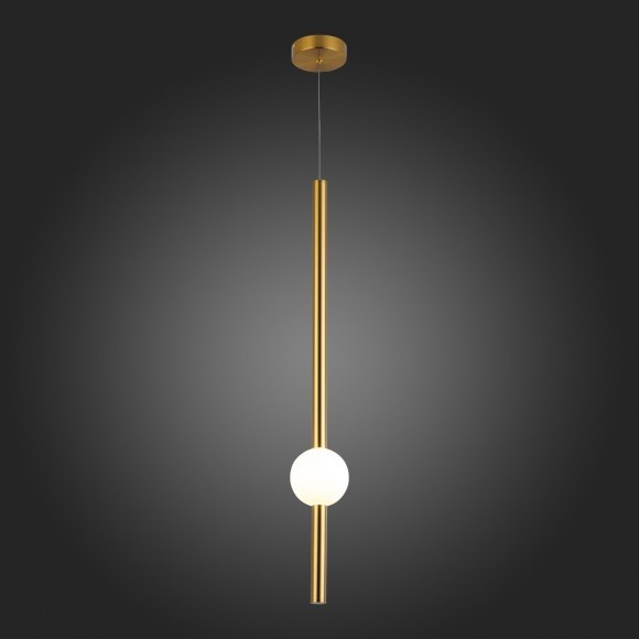 SL1222.233.01 Светильник подвесной ST-Luce Золотистый/Золотистый, Белый LED 1*18W 4000K ANGURRA SL1222.233.01 Светильник подвесной ST-Luce Золотистый/Золотистый, Белый LED 1*18W 4000K ANGURRA