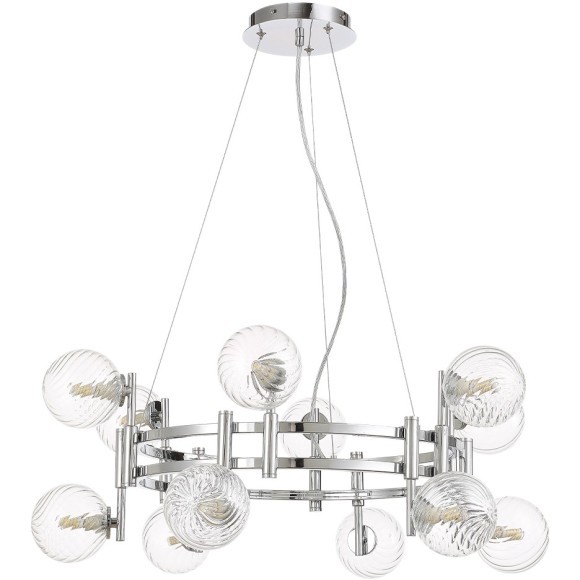 Люстра Crystal Lux LUXURY SP12 CHROME