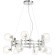 Люстра Crystal Lux LUXURY SP12 CHROME