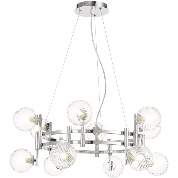 Люстра Crystal Lux LUXURY SP12 CHROME
