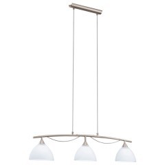 91275 PISTOIA Люстра потолочная с тремя лампами G9, 120Вт, никель, стекло 91275 PISTOIA Люстра потолочная с тремя лампами G9, 120Вт, никель, стекло