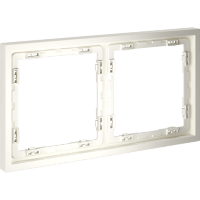 Рамка пластиковая VOLTUM S70 на 2 пост, (хлопок)