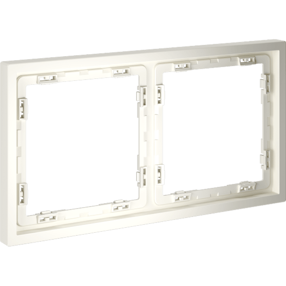 Рамка пластиковая VOLTUM S70 на 2 пост, (хлопок)