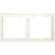 Рамка пластиковая VOLTUM S70 на 2 пост, (хлопок)