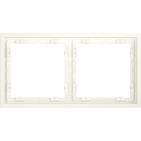 Рамка пластиковая VOLTUM S70 на 2 пост, (хлопок)