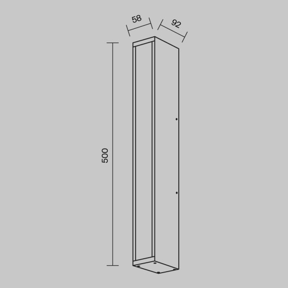 Настенный светильник (бра) Outdoor O571WL-L20B3K Настенный светильник (бра) Outdoor O571WL-L20B3K