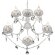 Люстра E14 Lumion SNOW 8189/5