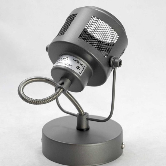 Спот настенный Lussole GRLSP-8045 HAINES IP21 под лампу 1xGU10 5.5W