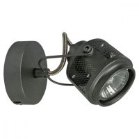 Спот настенный Lussole GRLSP-8045 HAINES IP21 под лампу 1xGU10 5.5W